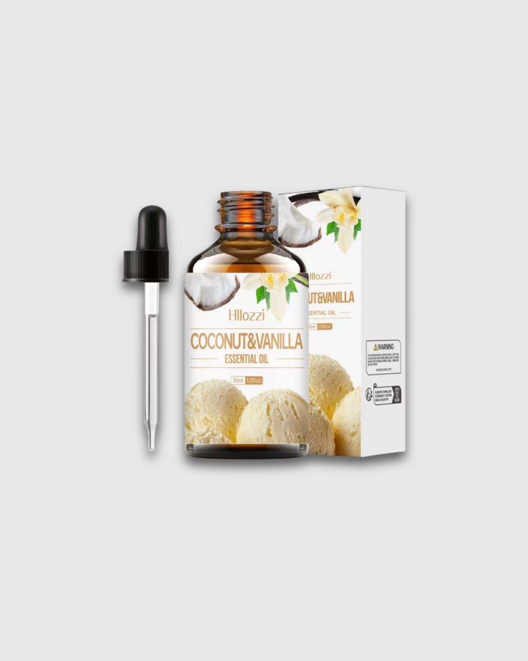 Aceite Esencial 30ml para Velas, Jabones y Aromaterapia Coco y vainilla
