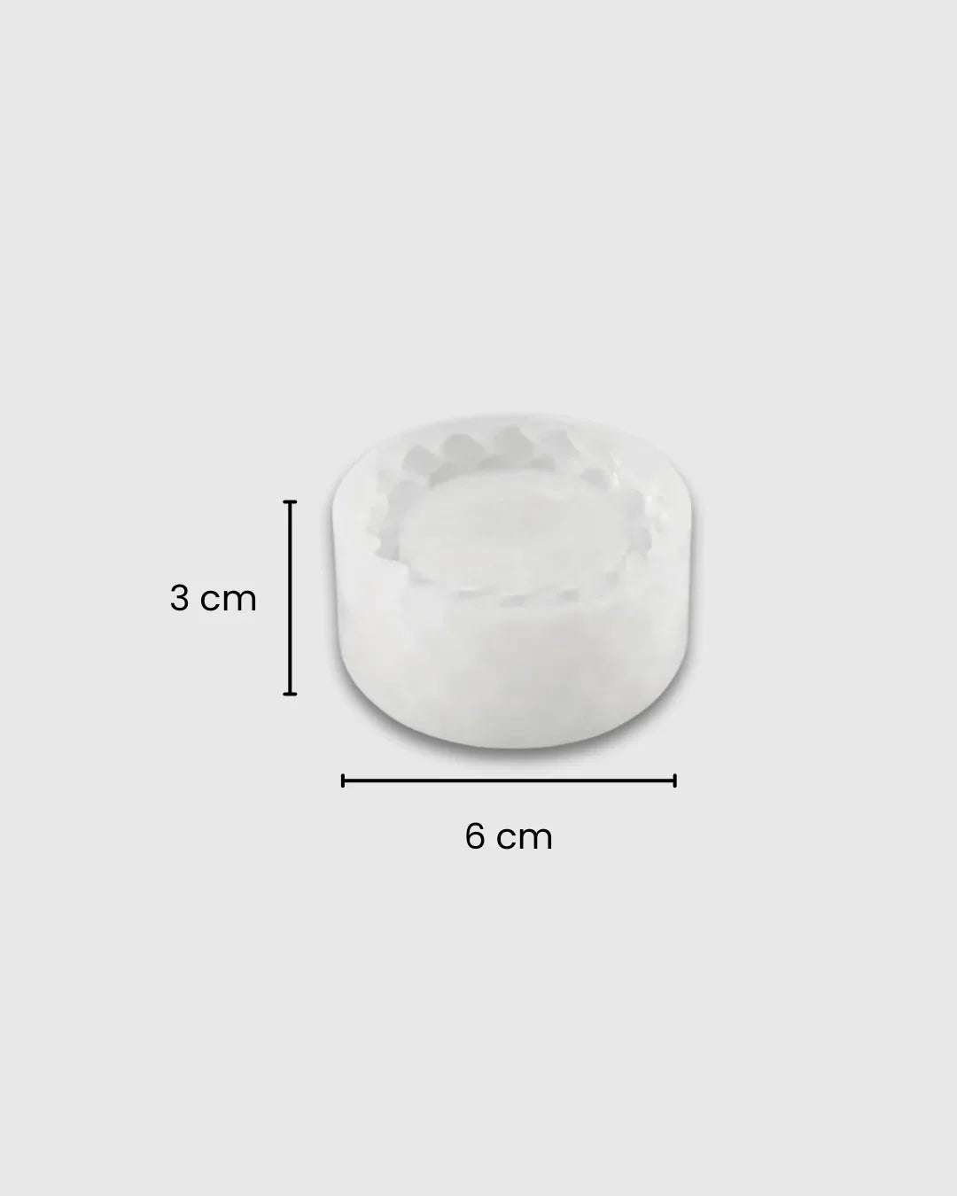 Molde de Silicona para Recipiente Pequeño Estilo Trenza