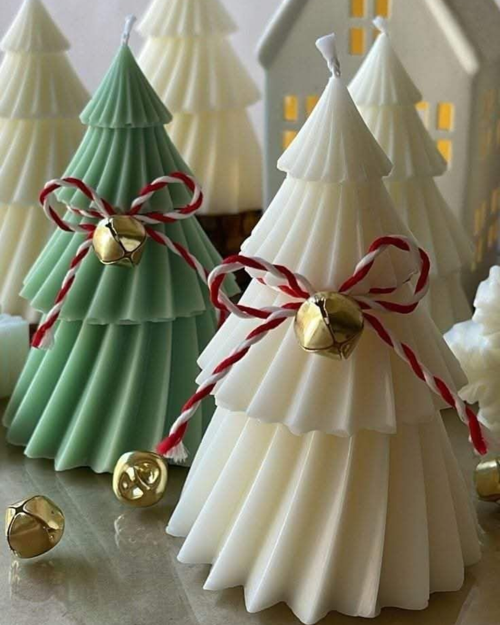Molde de Silicona en forma de Árbol de Navidad