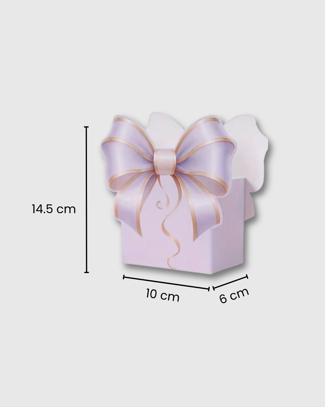 Paquete x6 Cajas de Regalo con Diseño de Lazo
