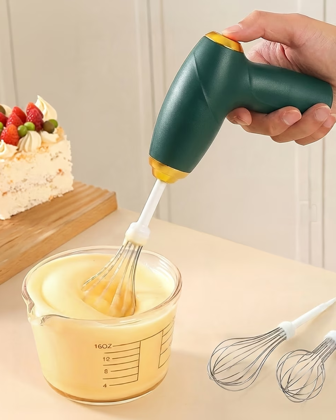 Batidora de Mano Eléctrica Inalámbrica Recargable