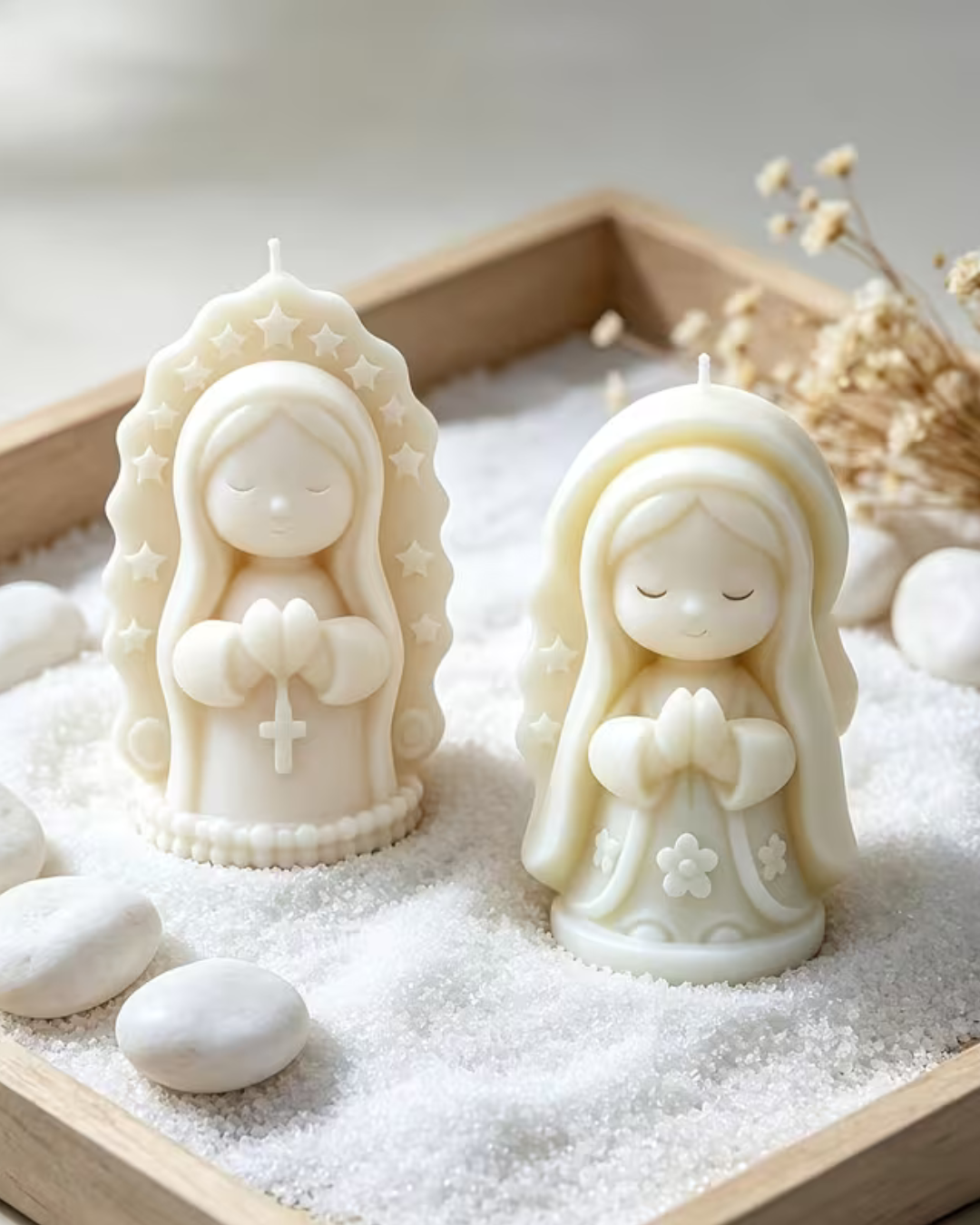 Molde de silicona Virgen del Rosario 2