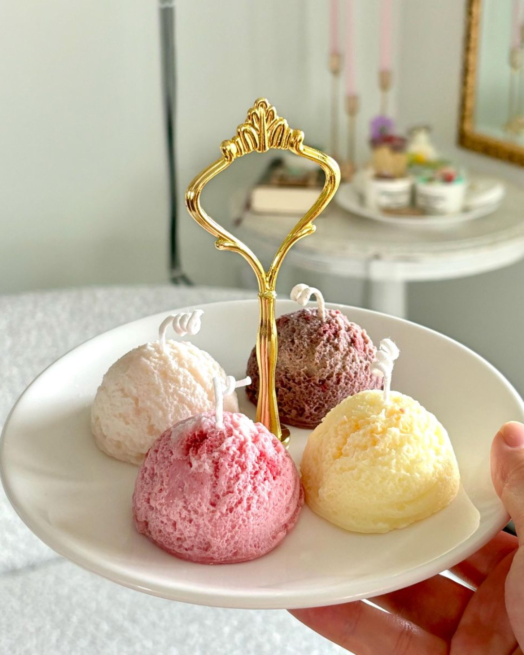 Molde de Silicona en Forma de Bola de Helado