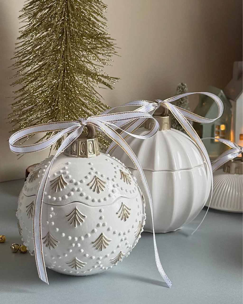 Molde de silicona recipiente esfera de Navidad