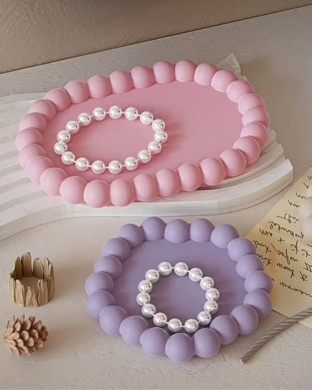 Set de 3 Moldes de Silicona para Bandejas y Posavasos