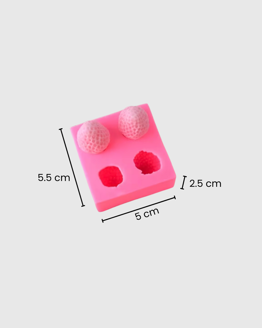 Set 4 Moldes de Silicona para Velas Frutales
