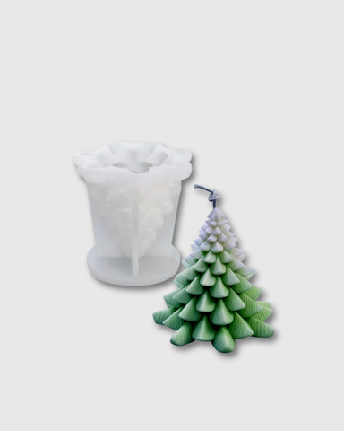 Molde de silicona en forma de árbol de navidad (pino pequeño)
