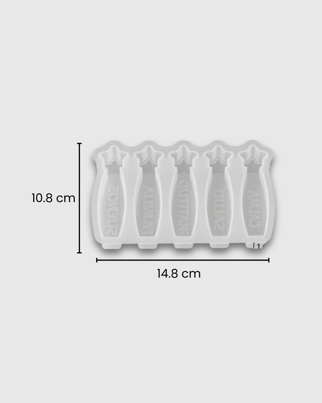 Molde de Silicona x5 Velas Pequeñas de Deseos 2
