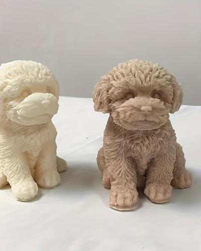 Molde de Silicona en Forma de Cachorro Teddy Pequeño