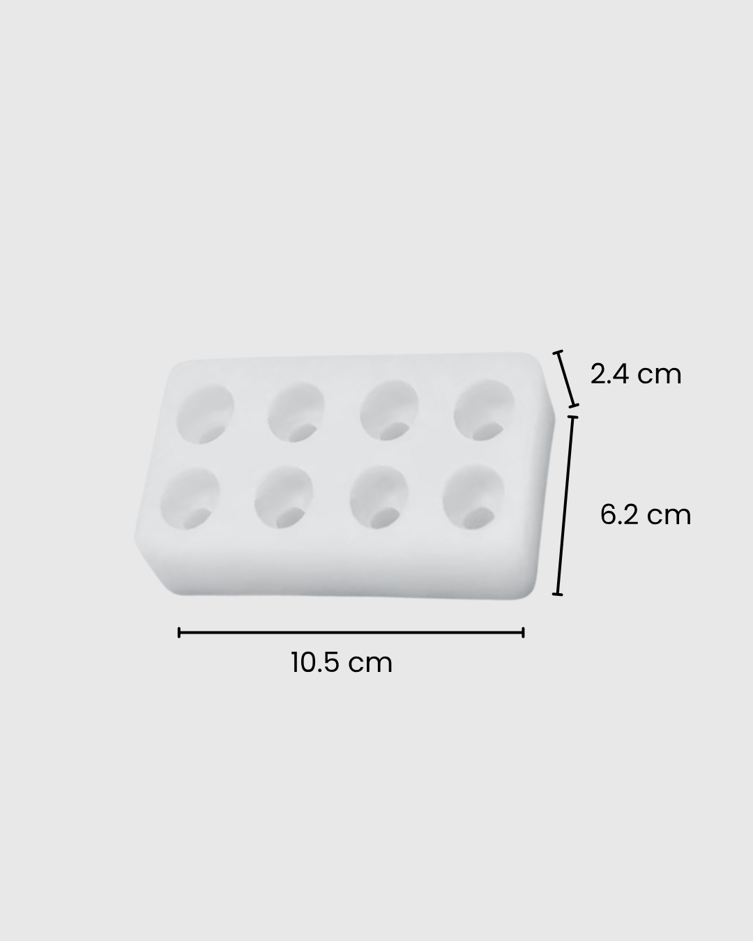 Molde de silicona mini patos (8 cavidades)