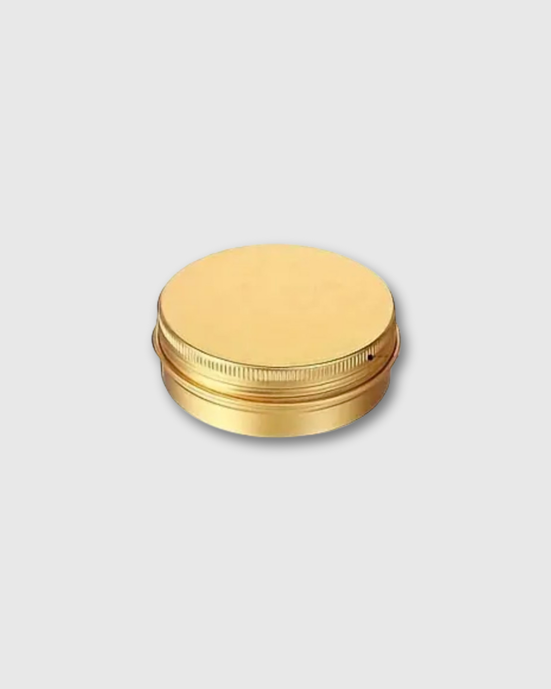 Frascos de aluminio dorados con tapa de rosca 30 ml