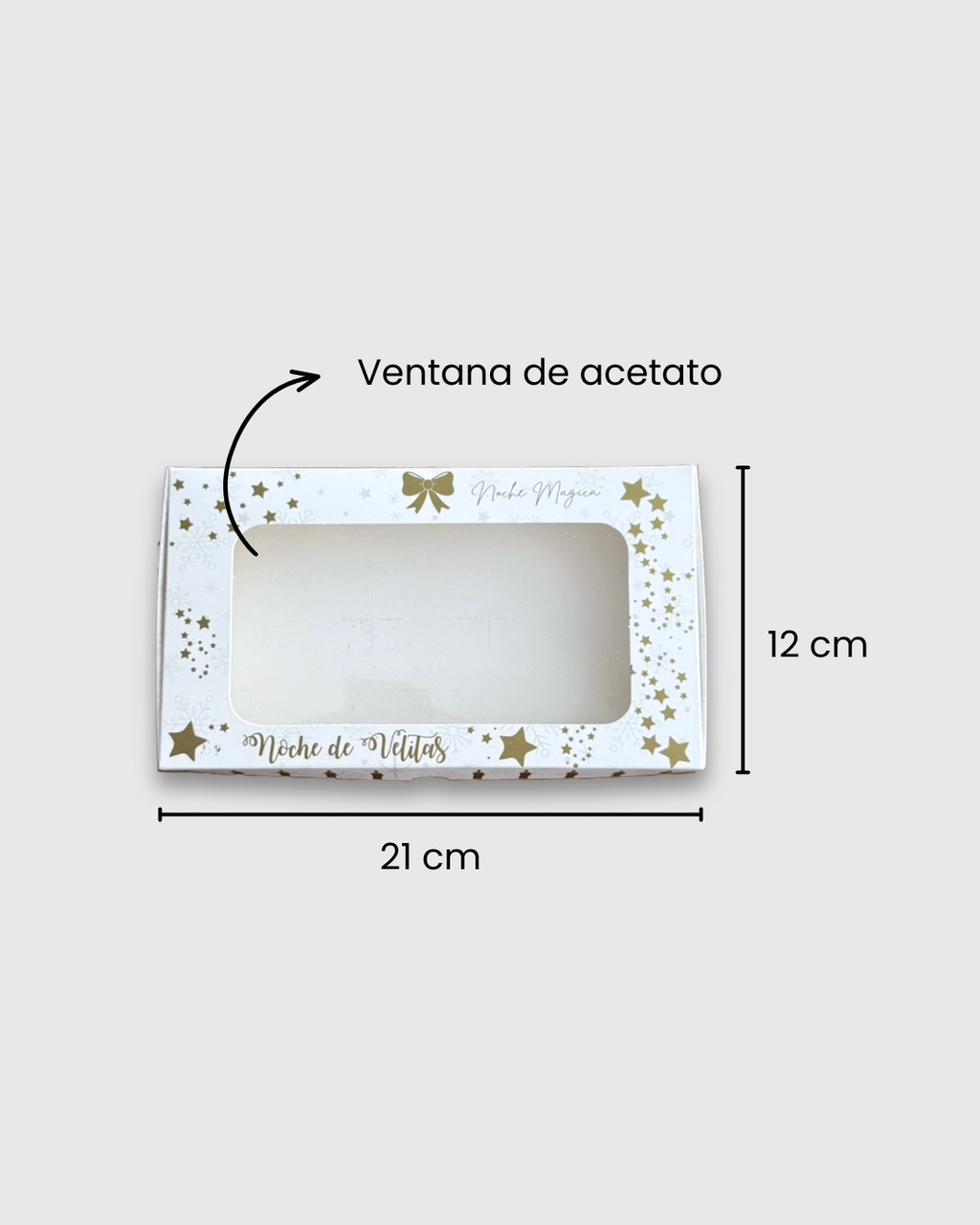 Caja navideña 21x12x2cm