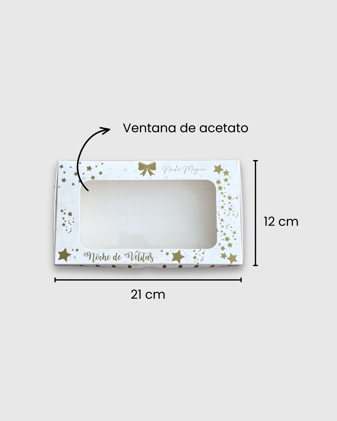 Caja navideña 21x12x2cm