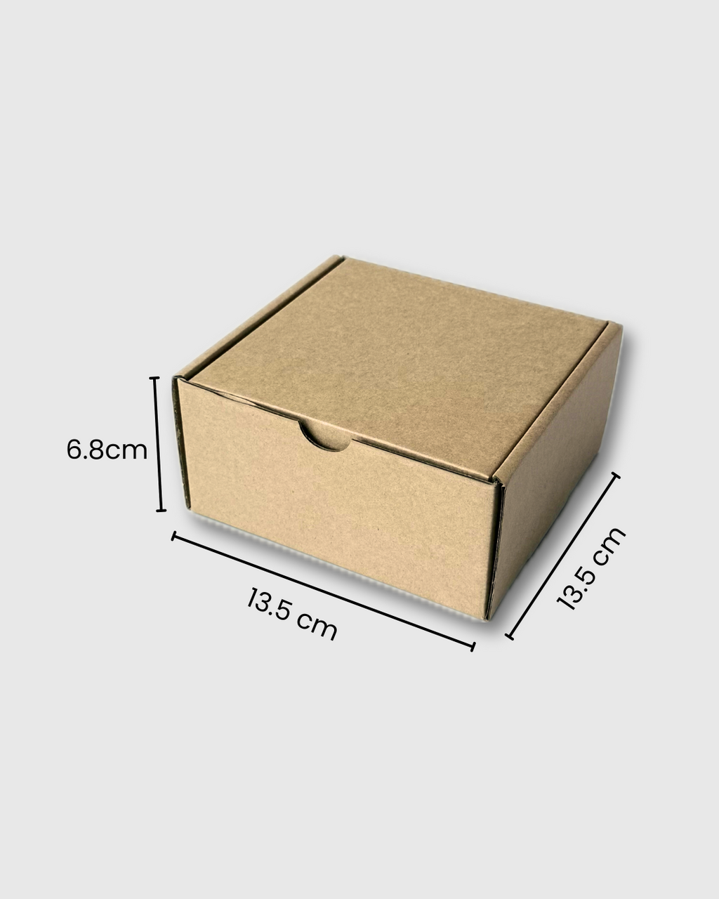 Cajas de Cartón Corrugado 13.5x13.5x6.8cm