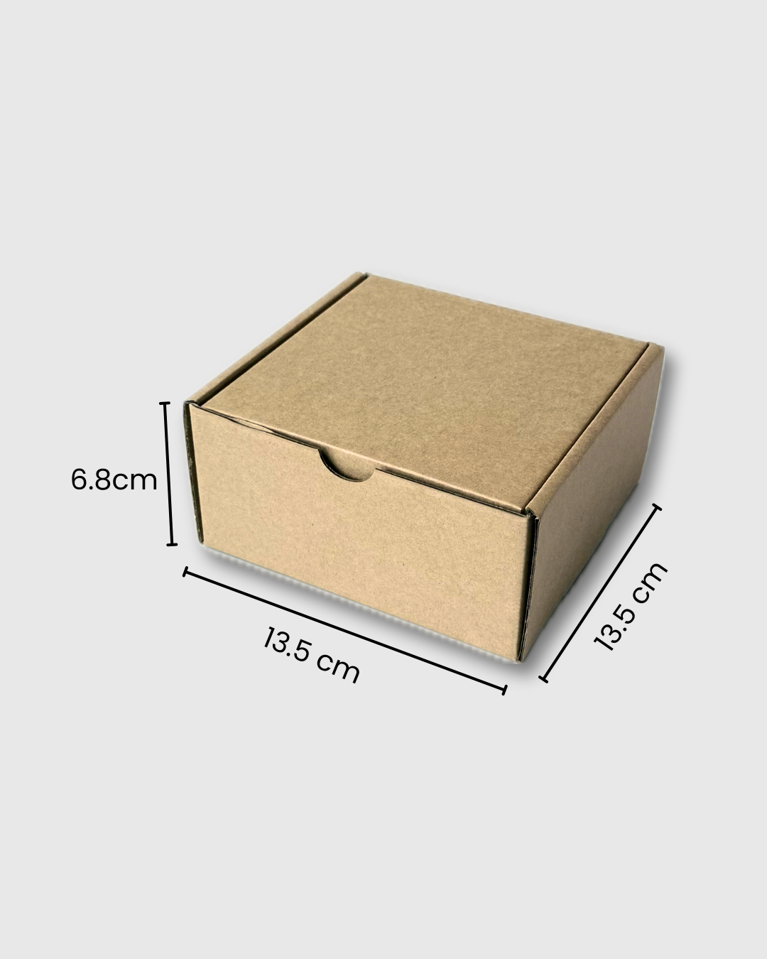 Cajas de Cartón Corrugado 13.5x13.5x6.8cm