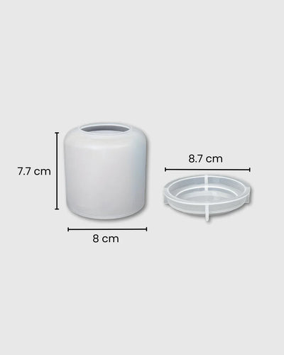 Molde de Silicona para Vaso Grande Liso