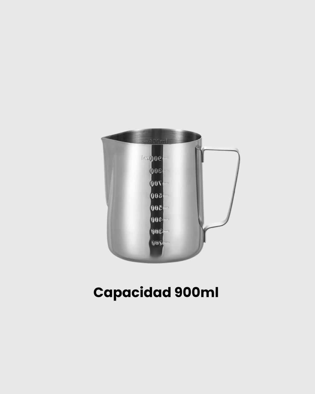 Recipiente de cera de acero inoxidable de 900 ml con cuchara
