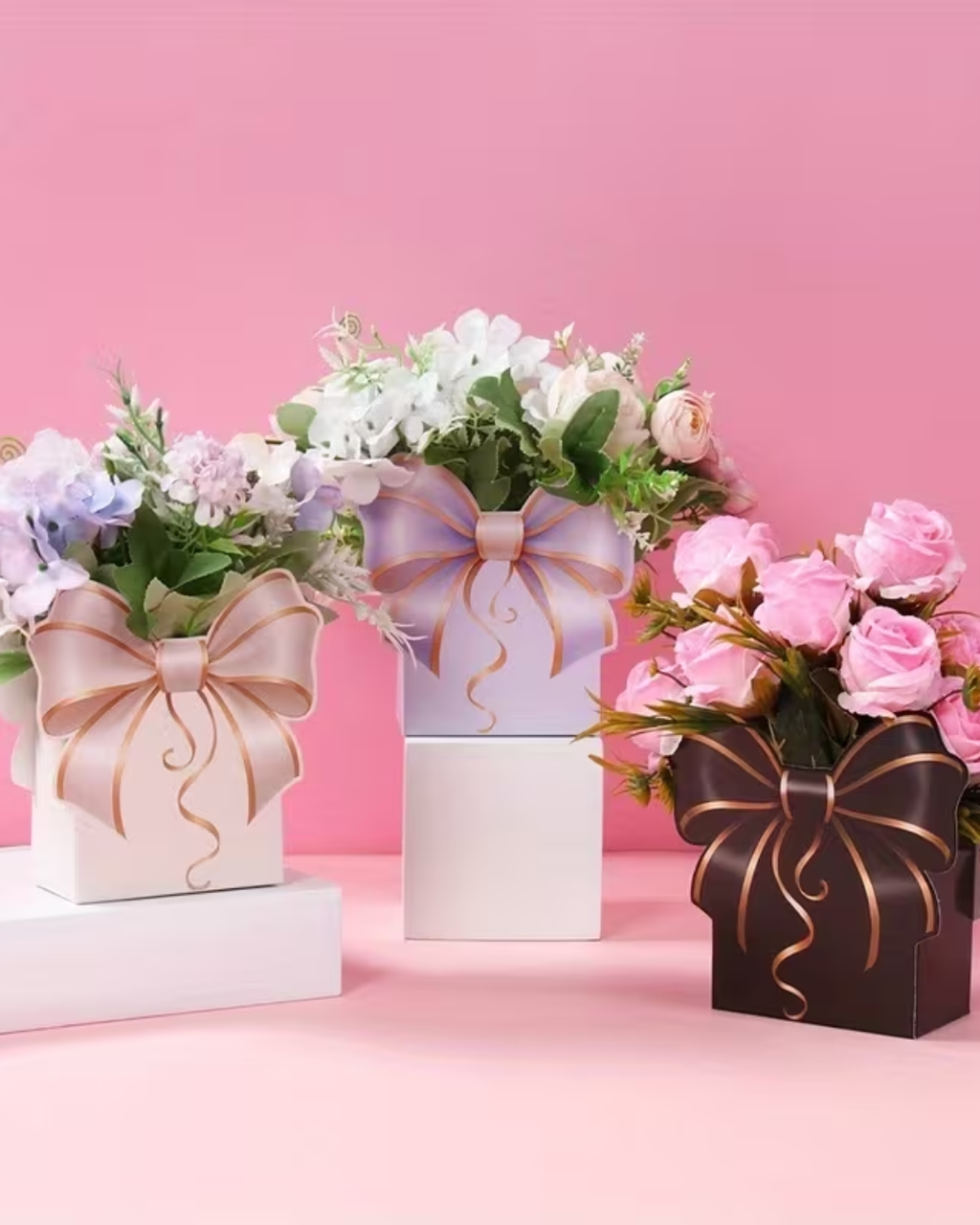 Paquete x6 Cajas de Regalo con Diseño de Lazo