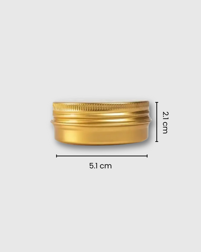 tarros de lato dorados