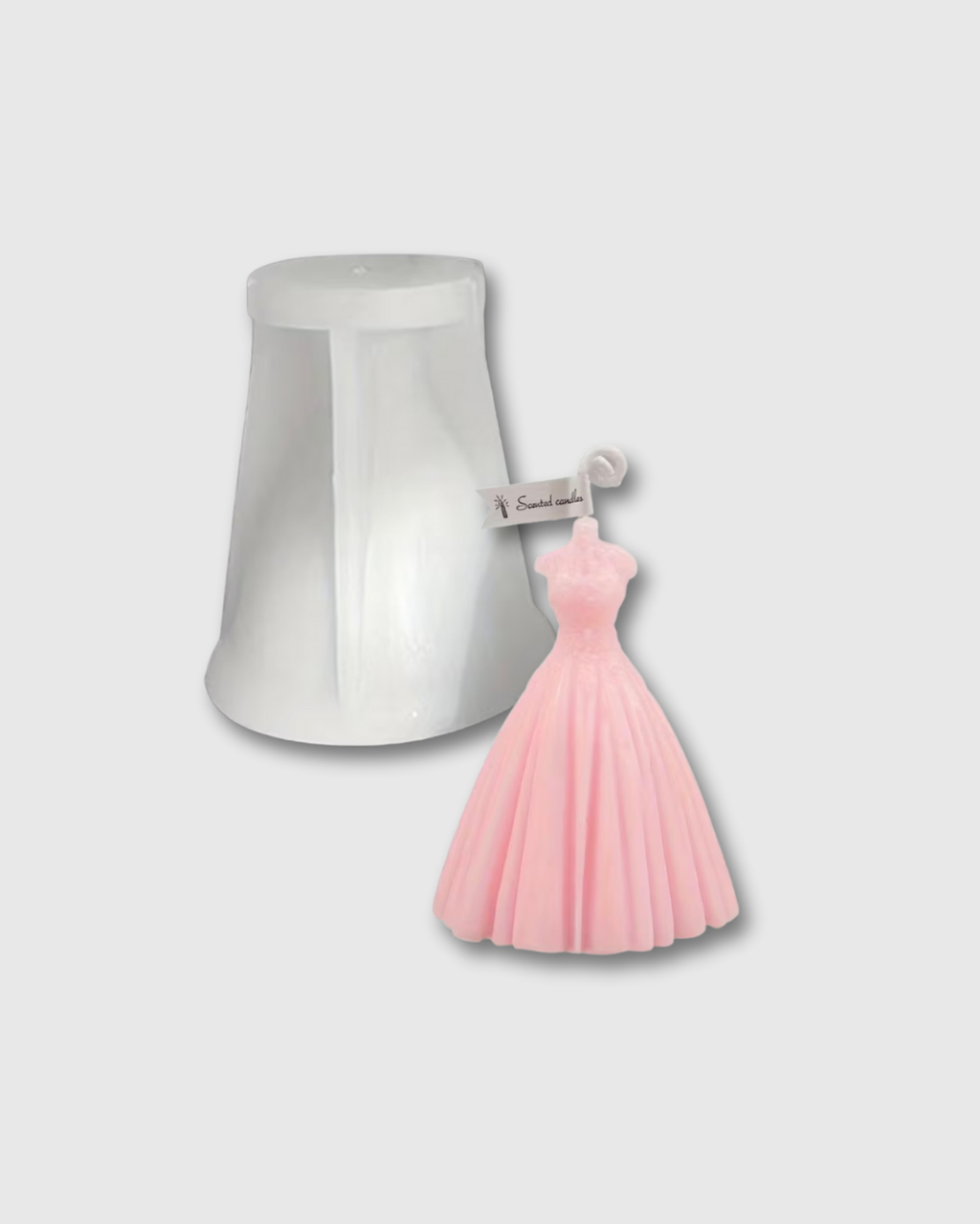 molde silicona vestido quinciañera