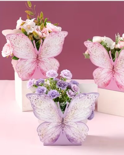 Paquete x6 Cajas de Regalo con Mariposas