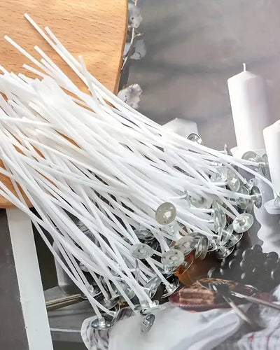 Set 15 pabilos importados para vela 8 cm de diámetro