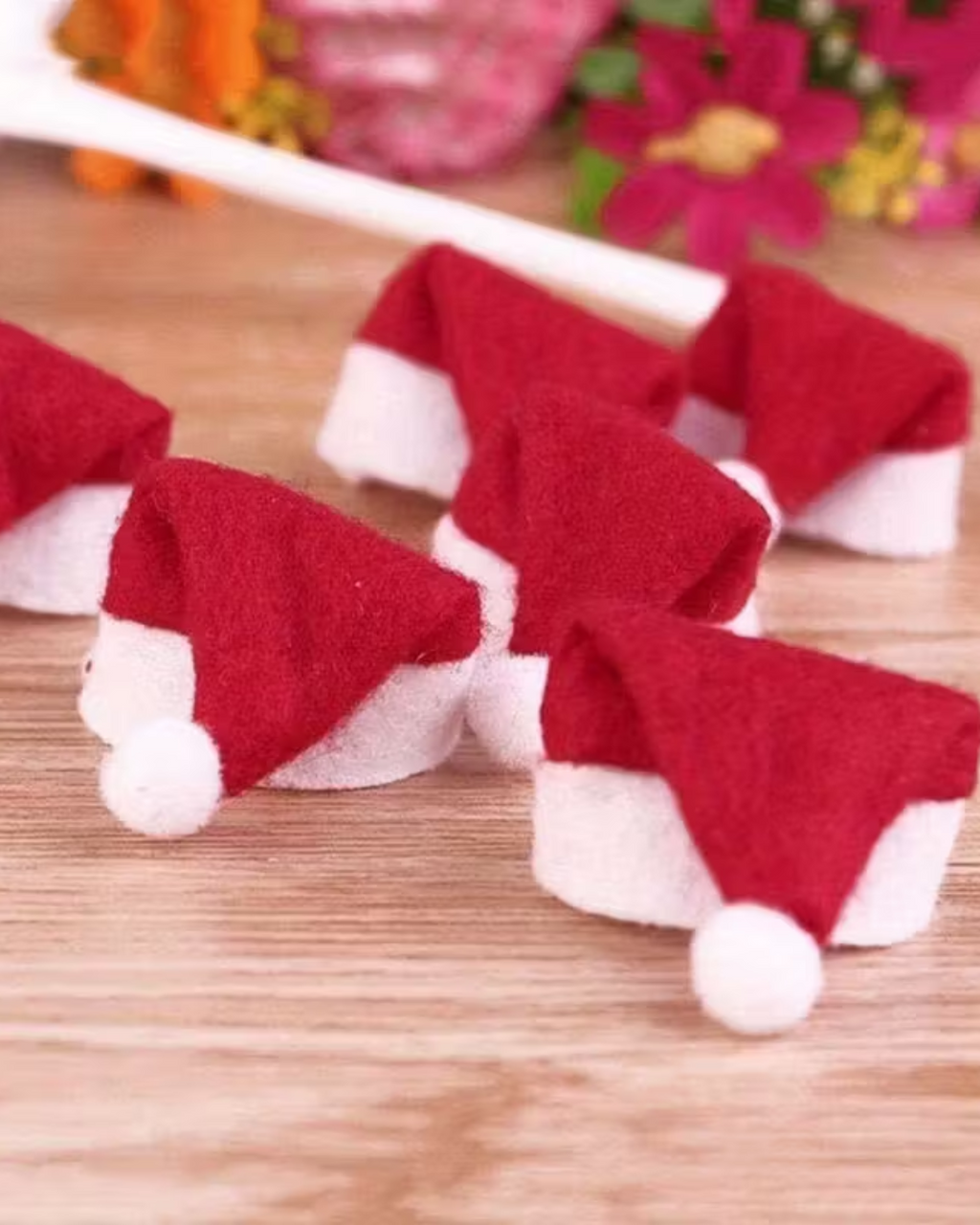 Mini Gorros de Navidad para Decorar
