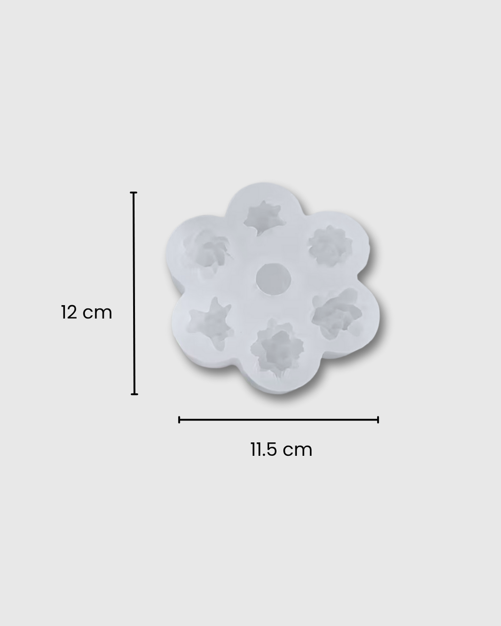 Molde de Silicona para Suculentas