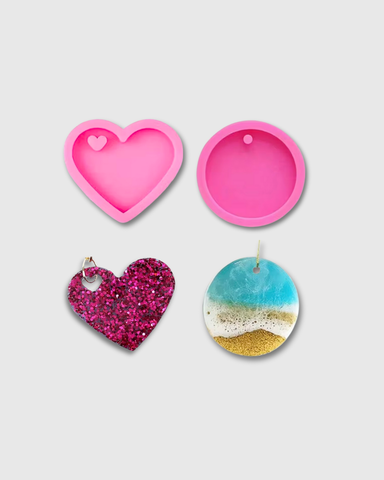 Set de 2 Moldes de Silicona para Resina