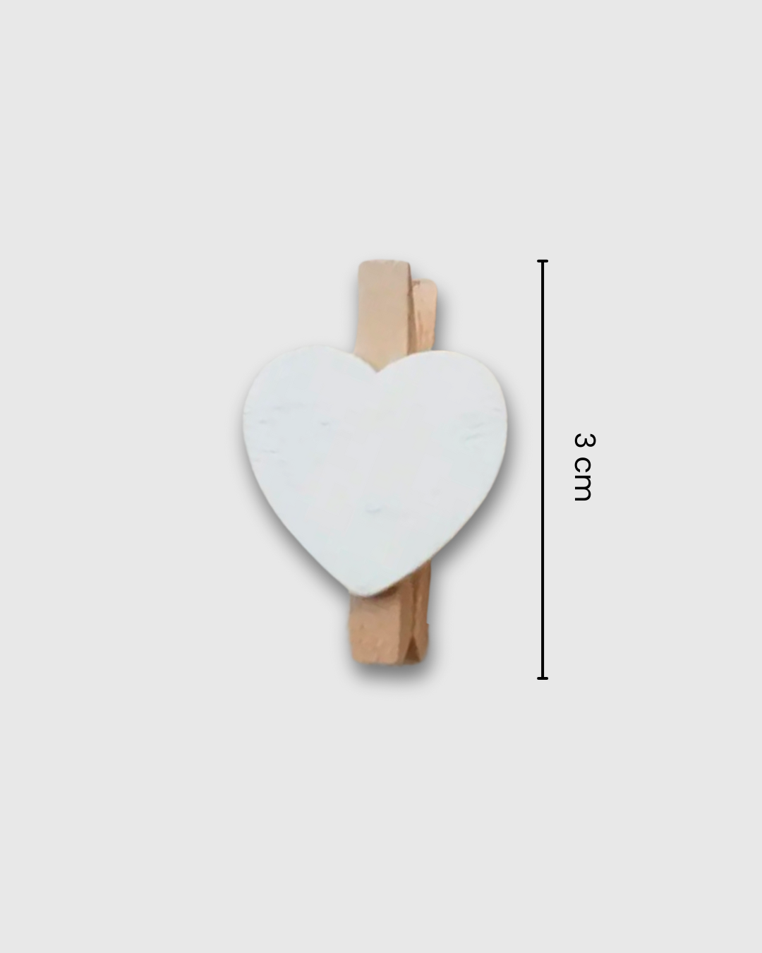 Pinzas en forma de corazón