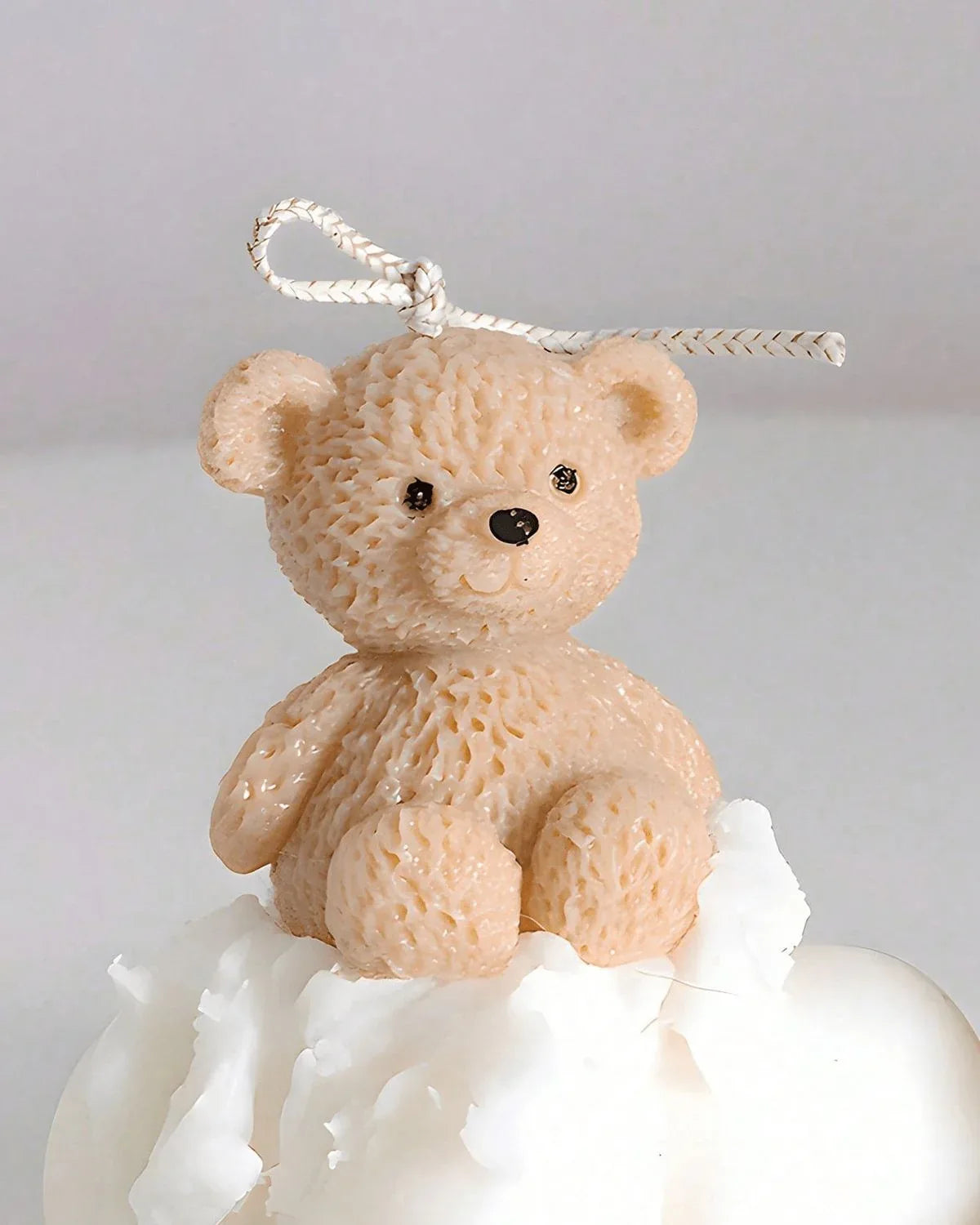 Molde de silicona con forma de mini oso de peluche