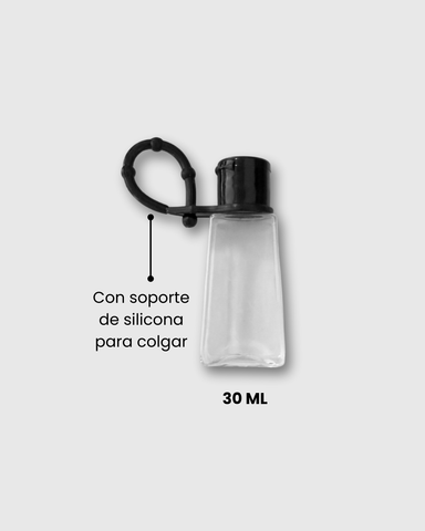 Mini Botella Plastico 30 Ml Piramidal Tapa Rosca - Vacíos