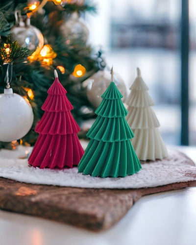 molde para velas de Navidad