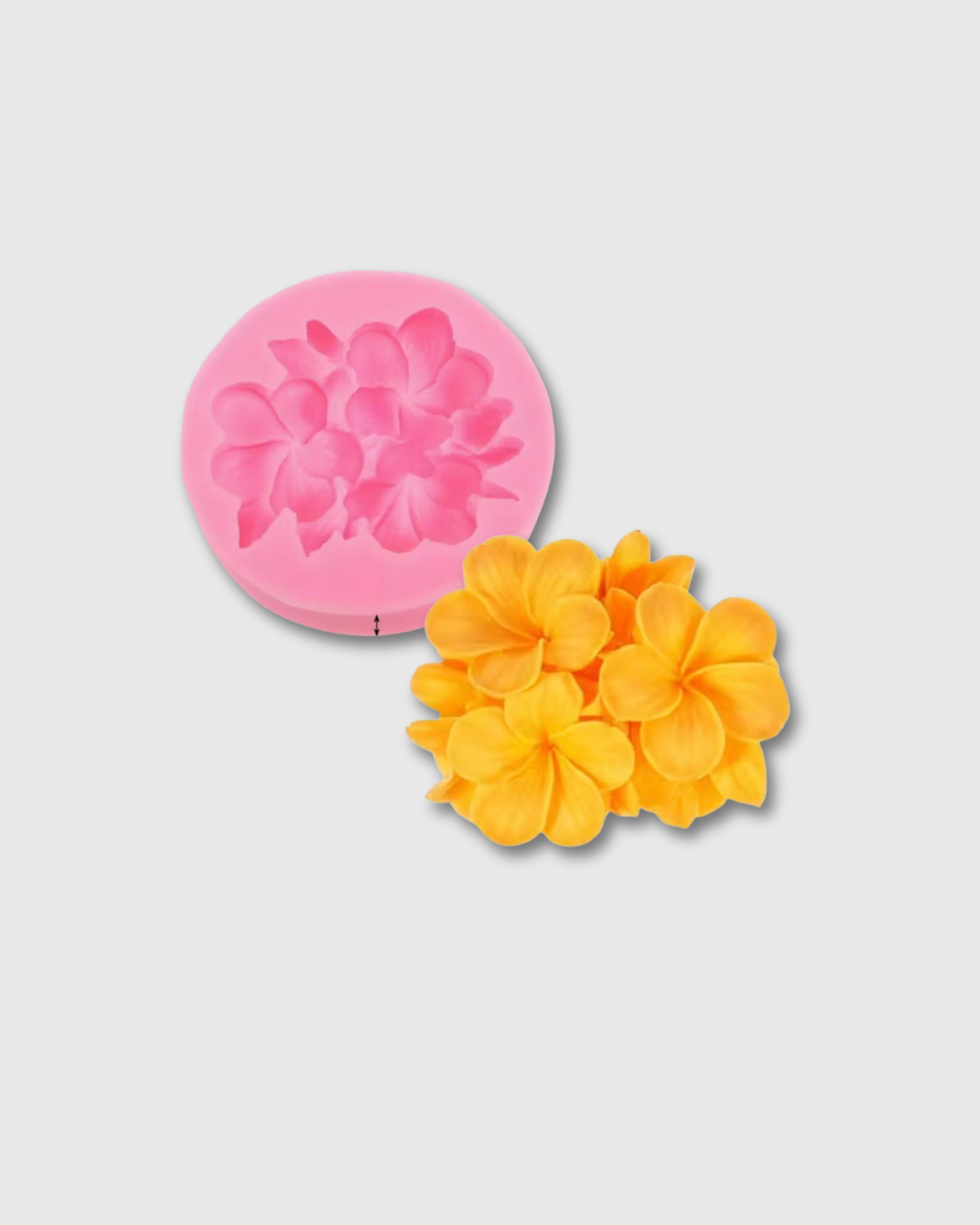 molde de silicona floral