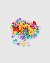 10 Mini Clips Marcadores tejido