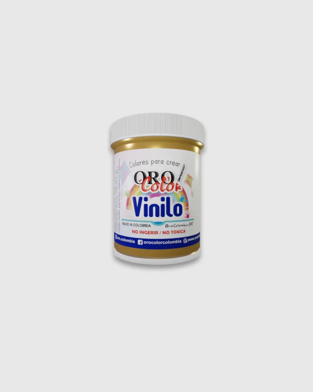 Pintura perlada abase de agua 33ml Dorado Perlado