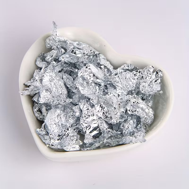 Piezas de Papel Dorado con Lámina