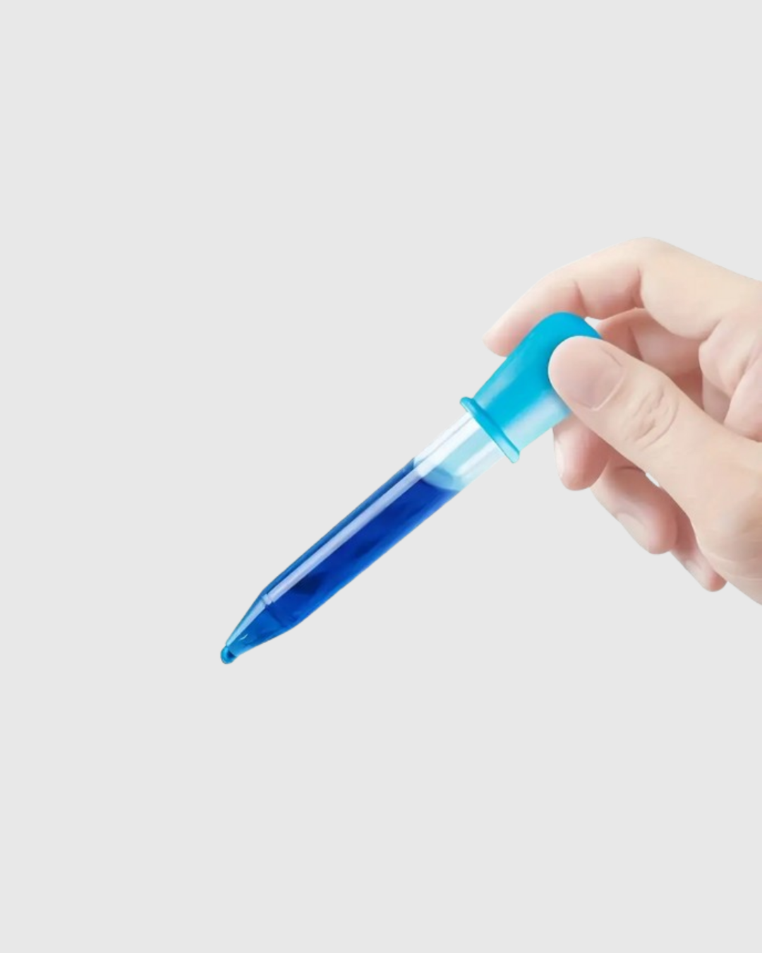 Gotero de Silicona Transparente con Punta de Bombilla