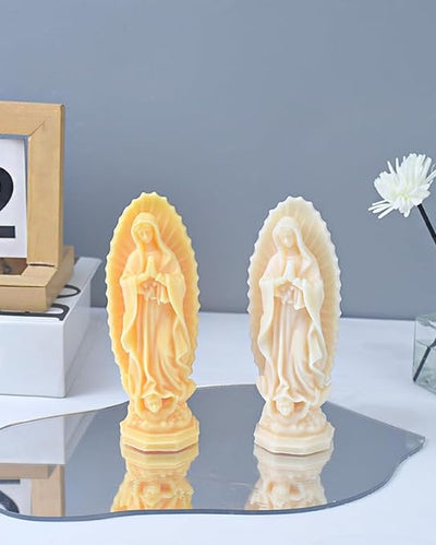 molde para velas virgen de guadalupe
