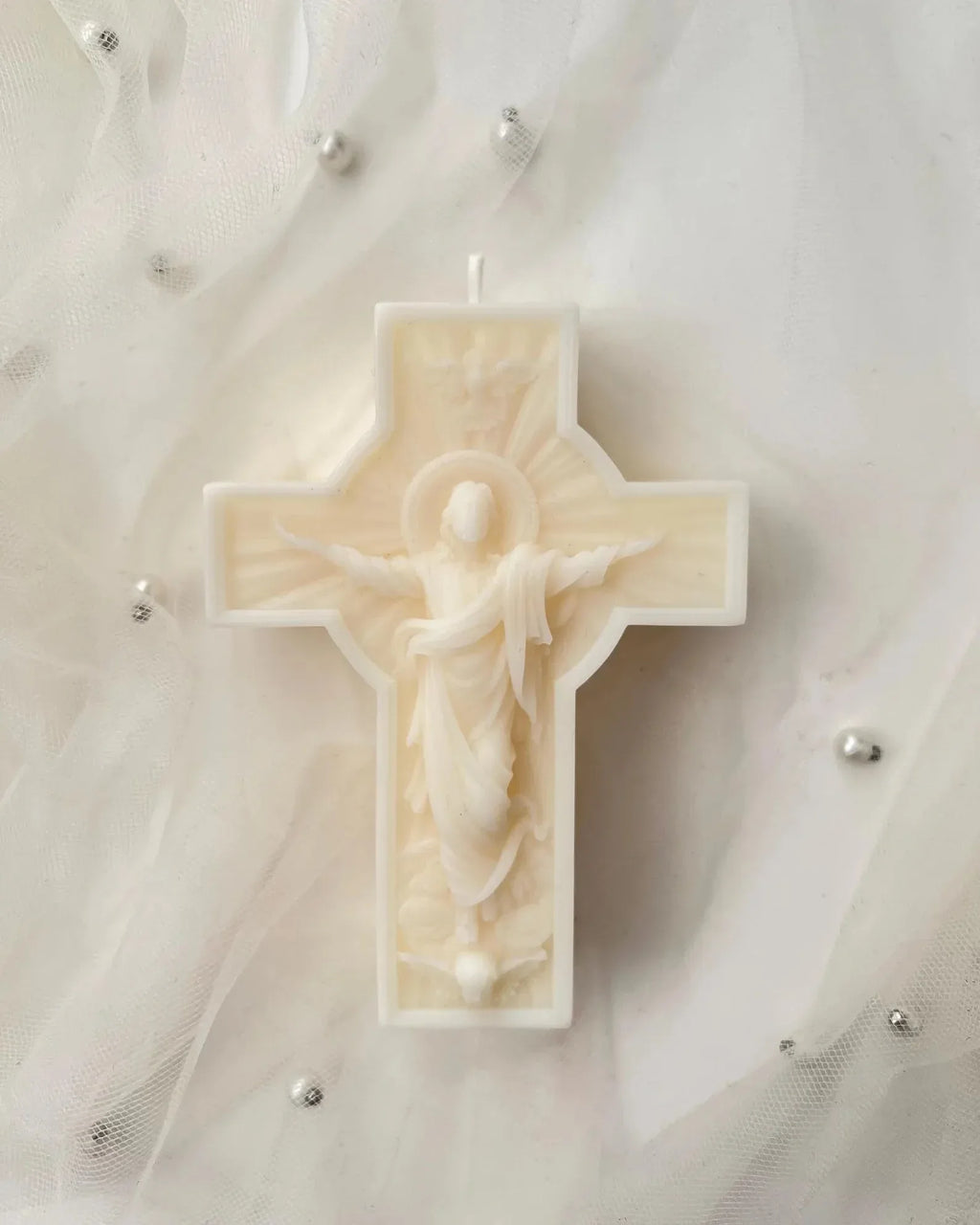 Molde de silicona cruz de cristo