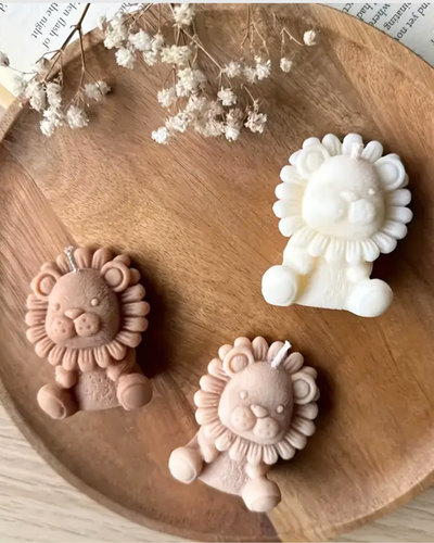 molde de leon para manualidades babyshower