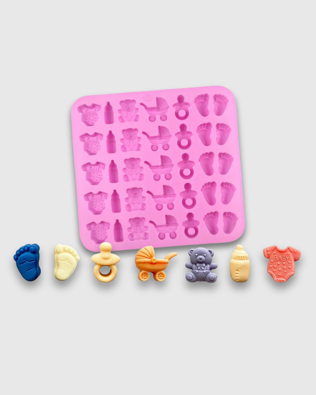 Molde de Silicona Figuras de Bebé