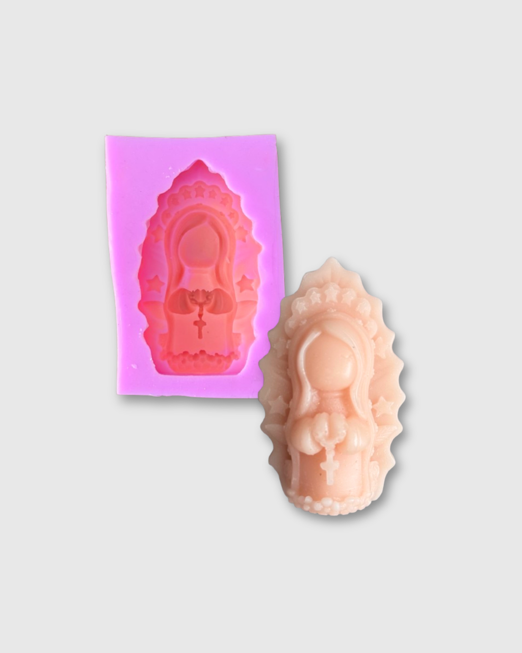 Molde de silicona Virgen del Rosario