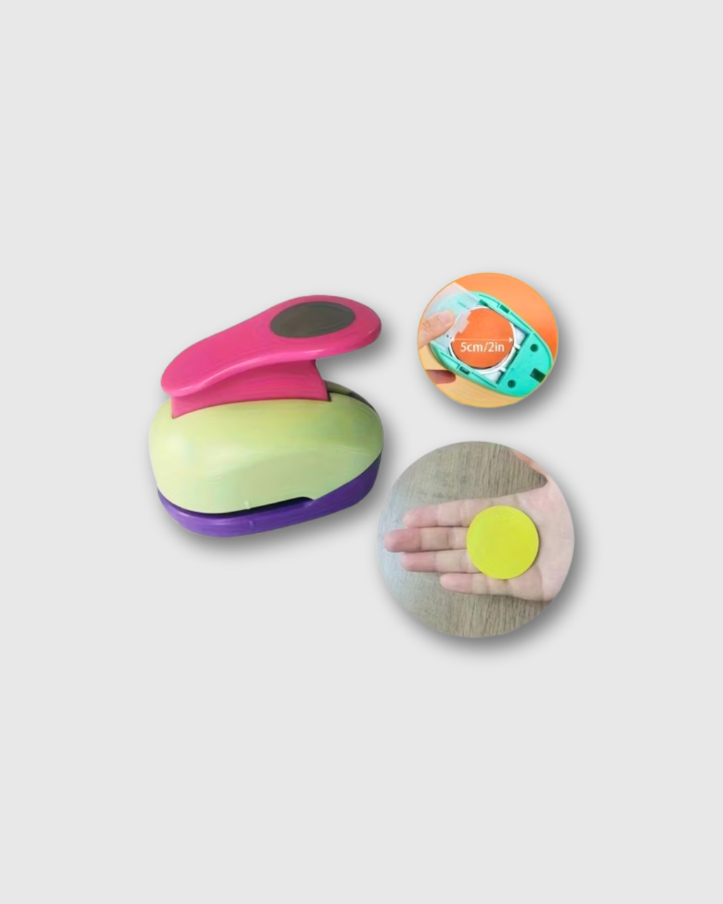 Perforadora de Agujero Redondo Grande 5 cm