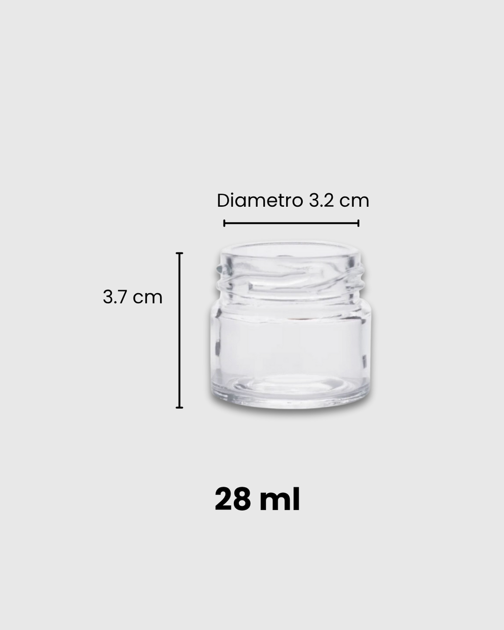 recipiente para velas mini pequeñas